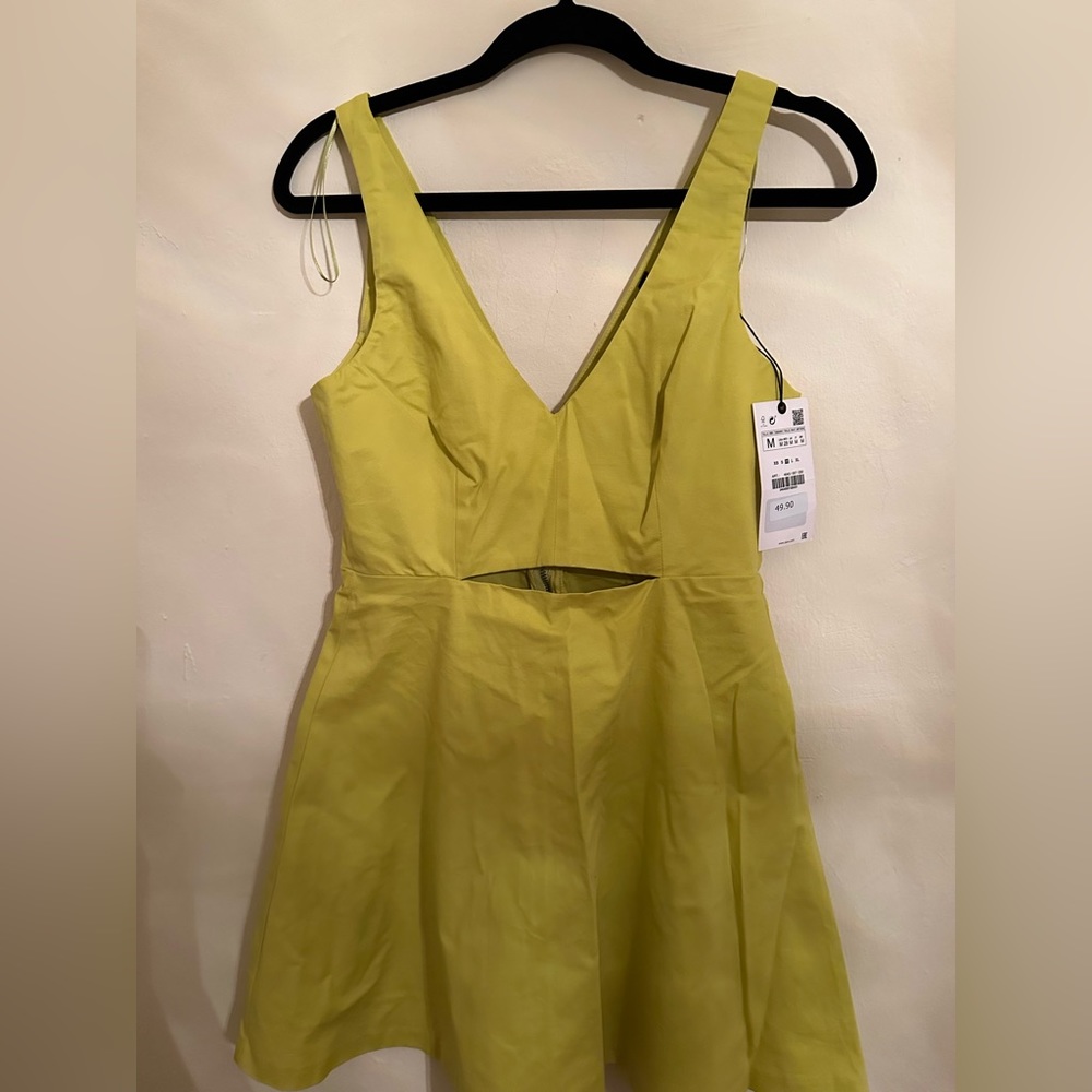 Zara Yellow Mini Dress
